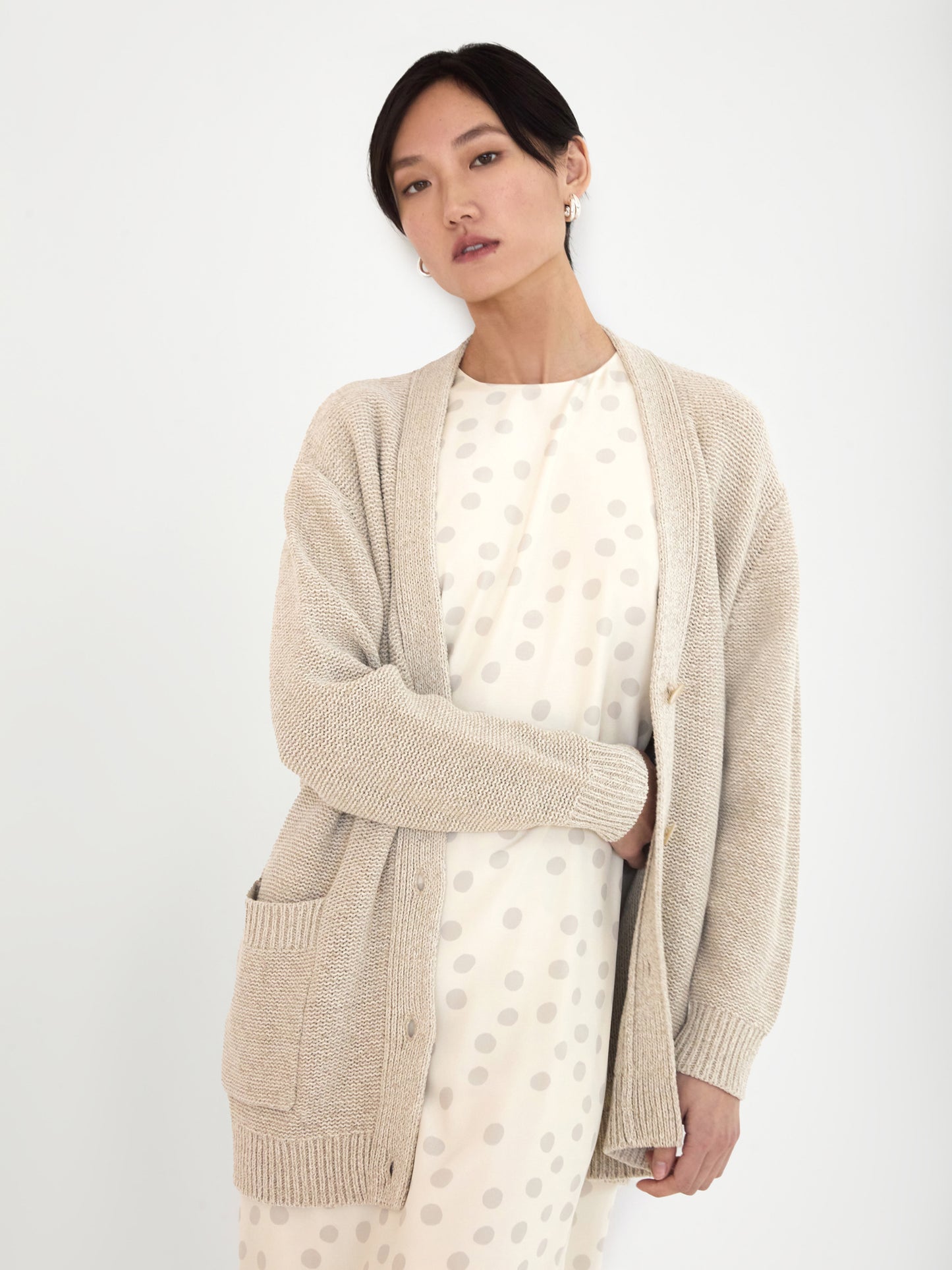 Textured Easy Cardigan