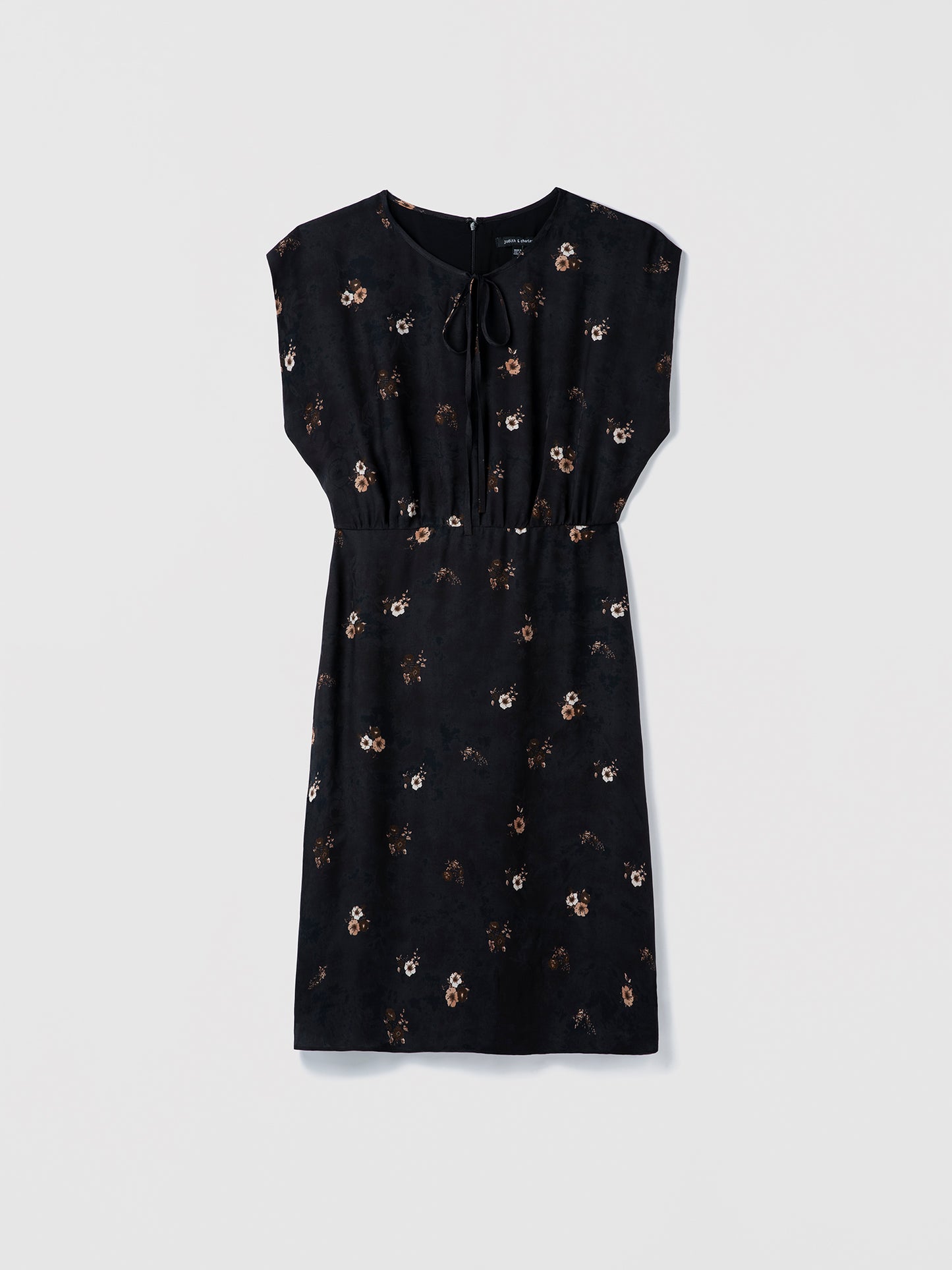 Robe Florale avec Lien à Nouer au Devant