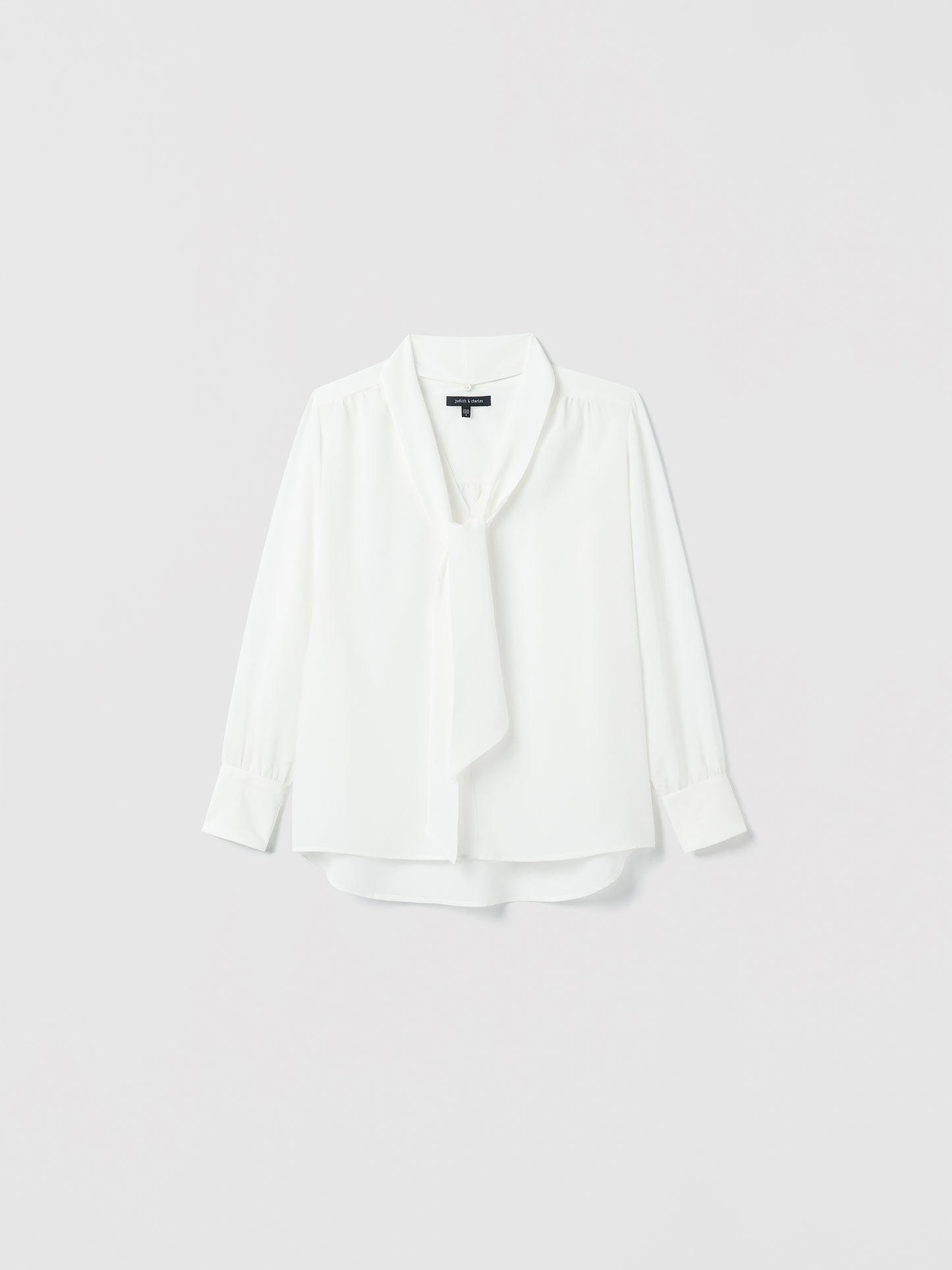 Blouse À Col En V Avec Foulard