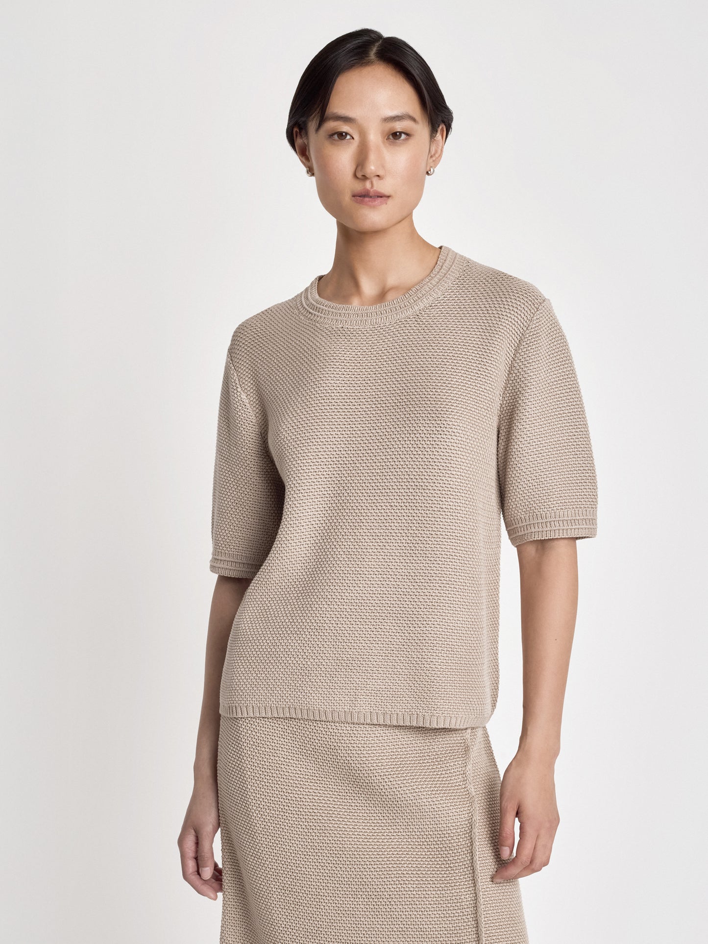 T-shirt en coton mesh