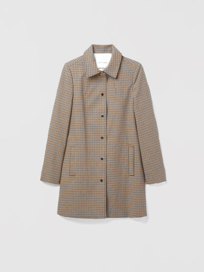 Manteau à mini carreaux