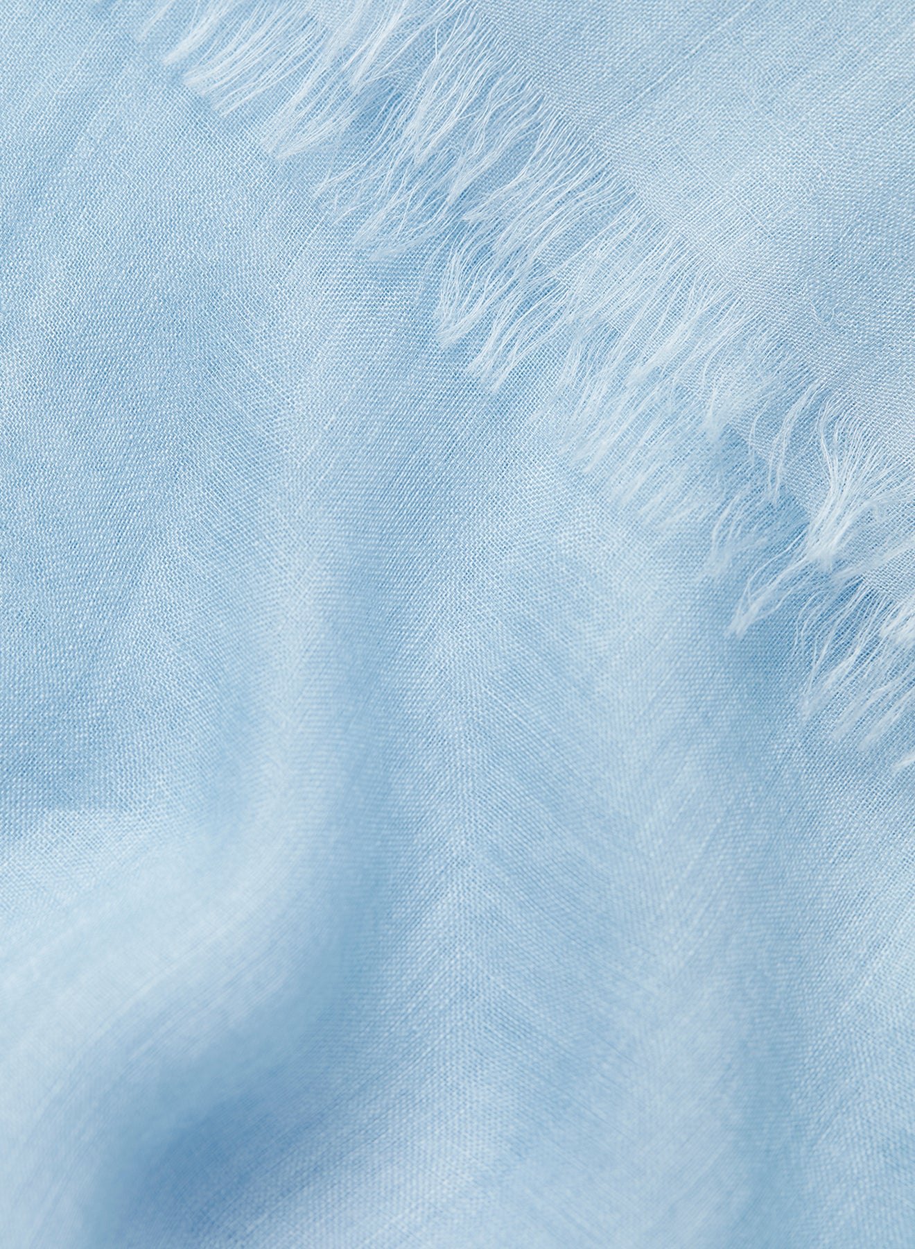 Close-up of light blue fabric texture