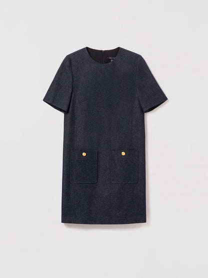 Robe en denim extensible