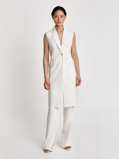 Pantalon en lin à coupe facile