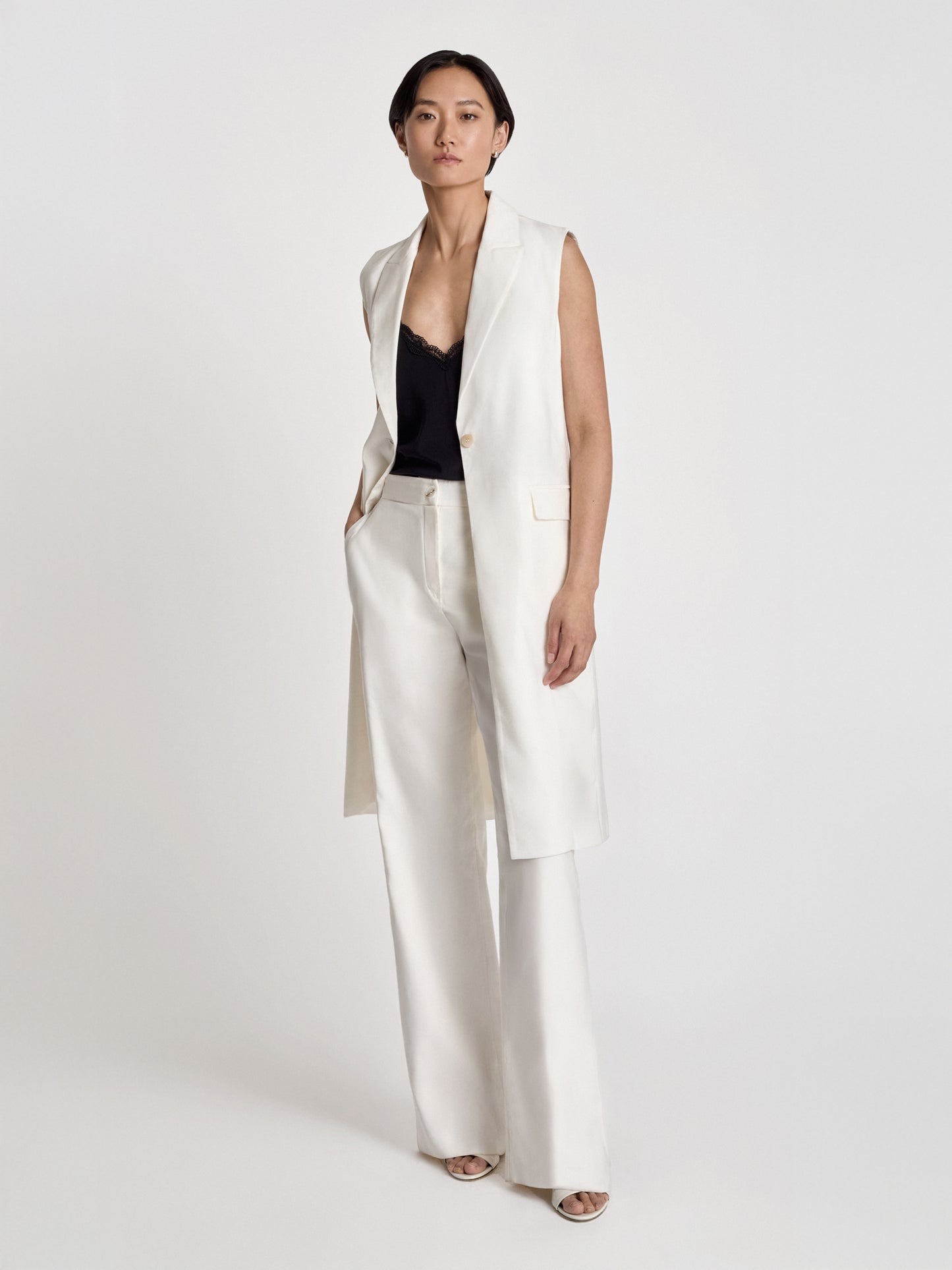 Easy fit linen pant