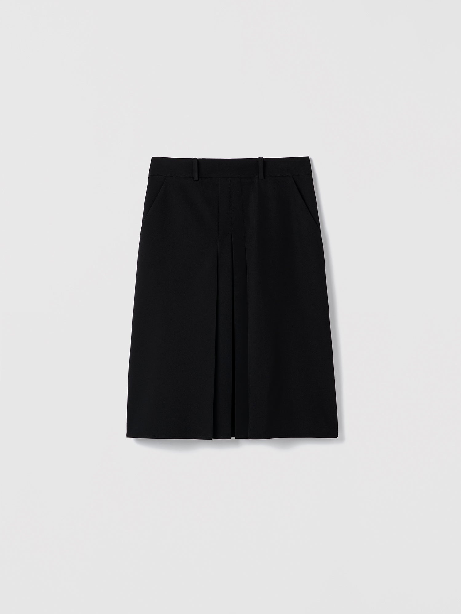 Easy Care Double Pleat Skirt | Judith & Charles