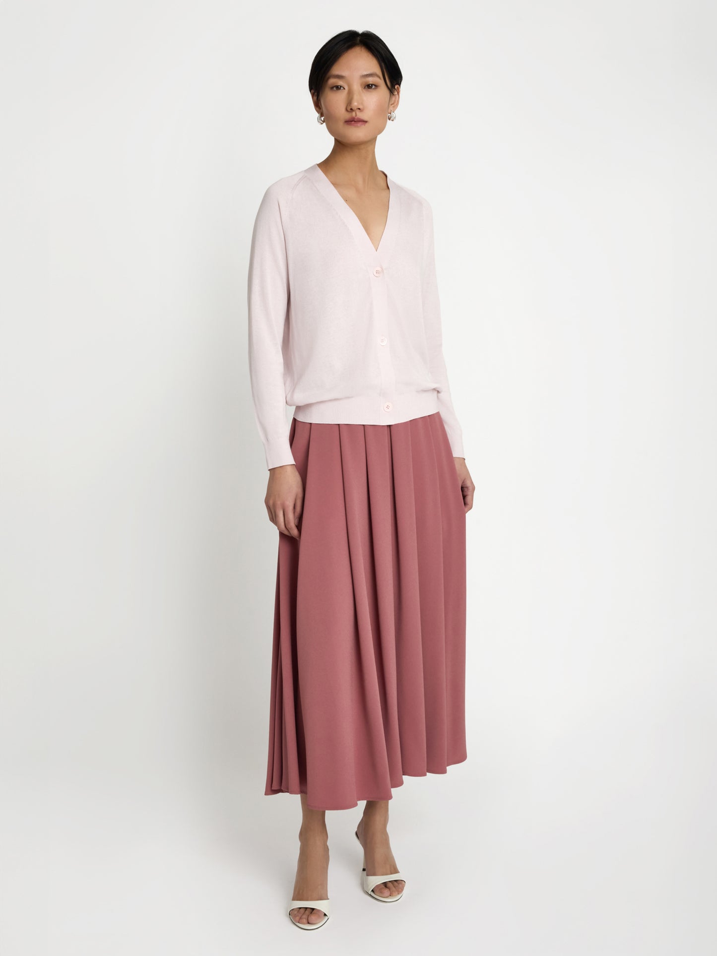 Full pleated skirt