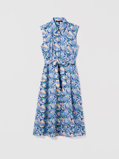 Robe ceinturée en Liberty Fabric