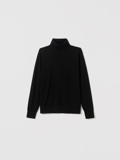 Extrafine Merino Wool Turtleneck