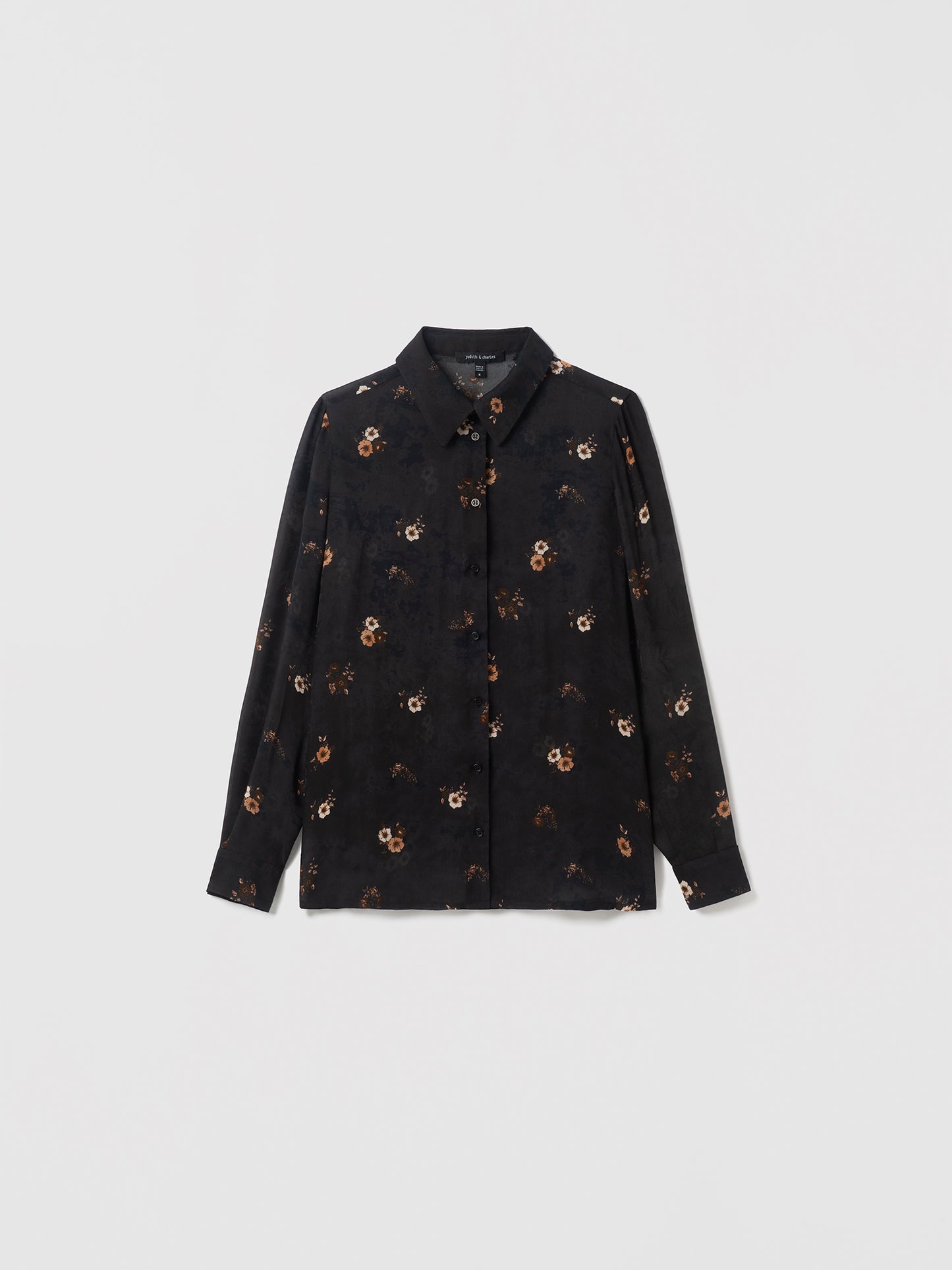 Blouse à Manches Longues à Imprimé Floral