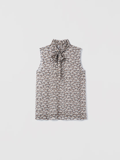 Blouse Imprimée Avec Lien
