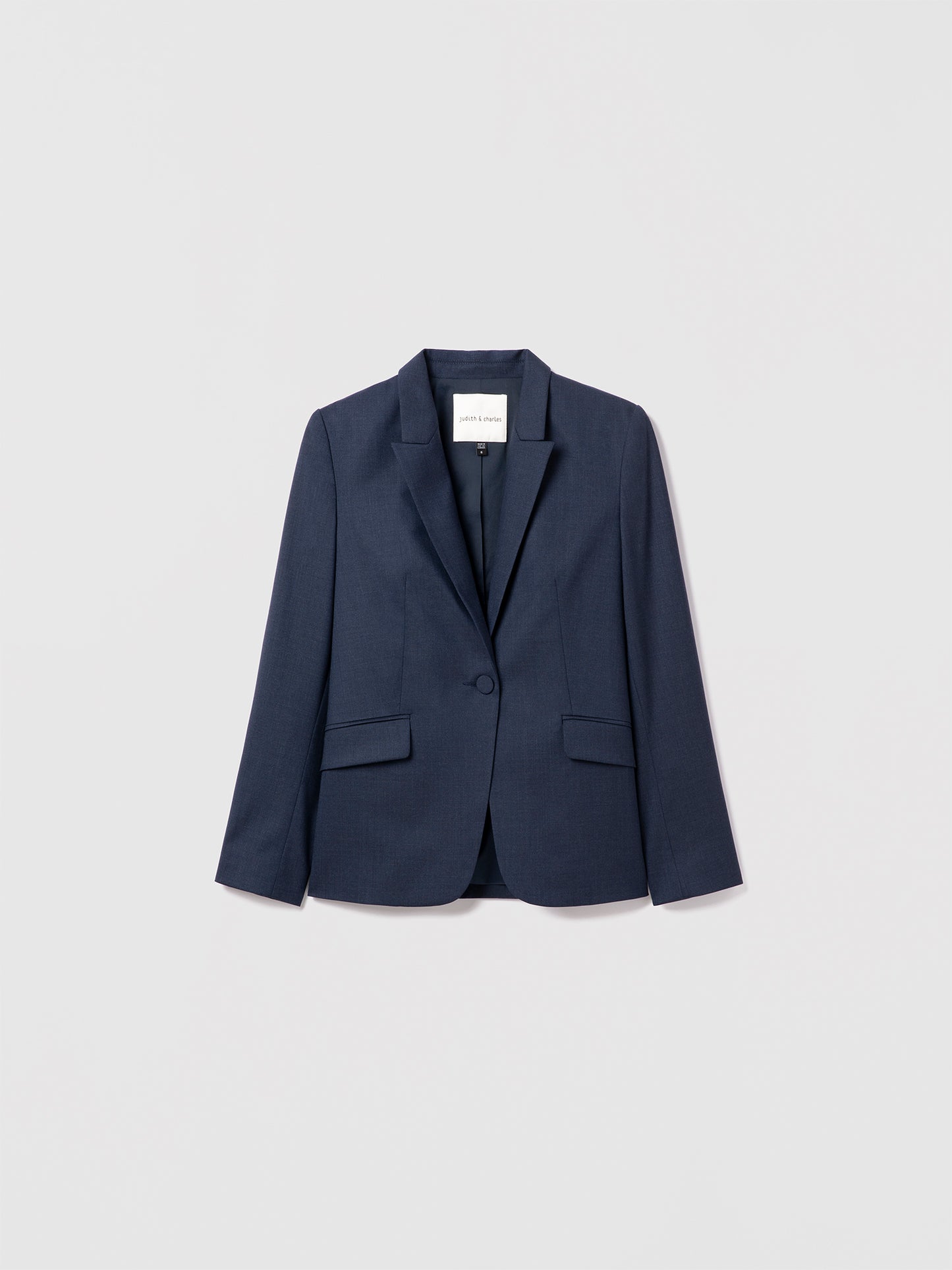 Veste classique en laine extensible