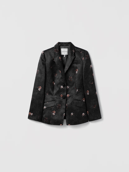 Tailored Floral Print Jacket