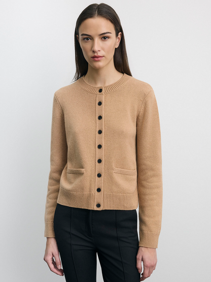 Wool Cashmere Cardigan