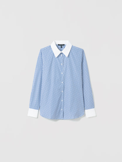 Fil-Coupé Stripe Poplin Shirt