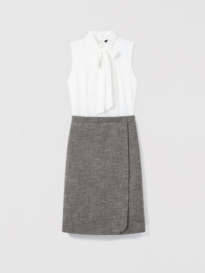 Silk Combo Dress