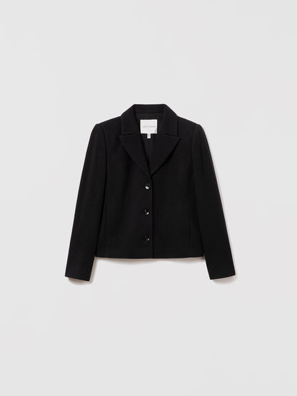 Black Pax tailored jacket by Black and Judith & Charles, made in Canada from 100% wool with full polyester lining, style number 674-1988