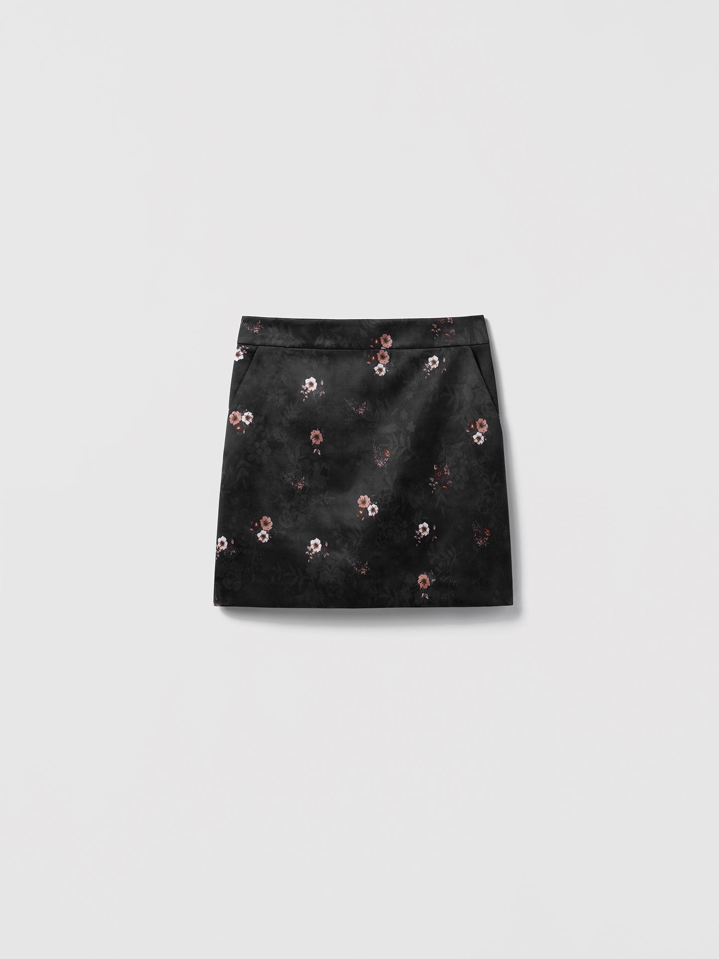 Floral Print Mini Skirt