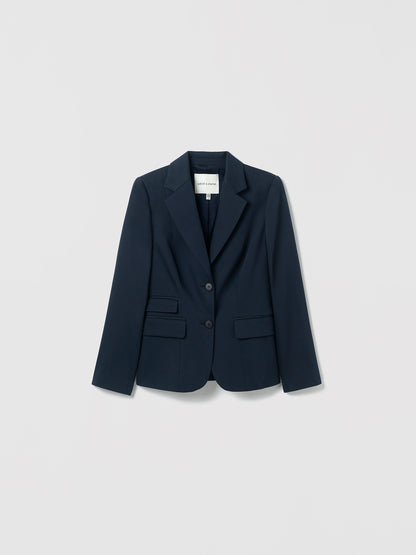 Luxe Cotton Fitted Jacket