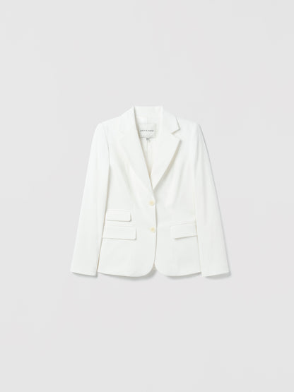 Luxe Cotton Fitted Jacket