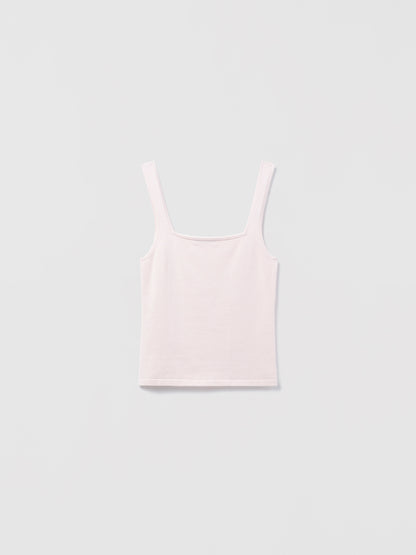 Fine cotton silk tank