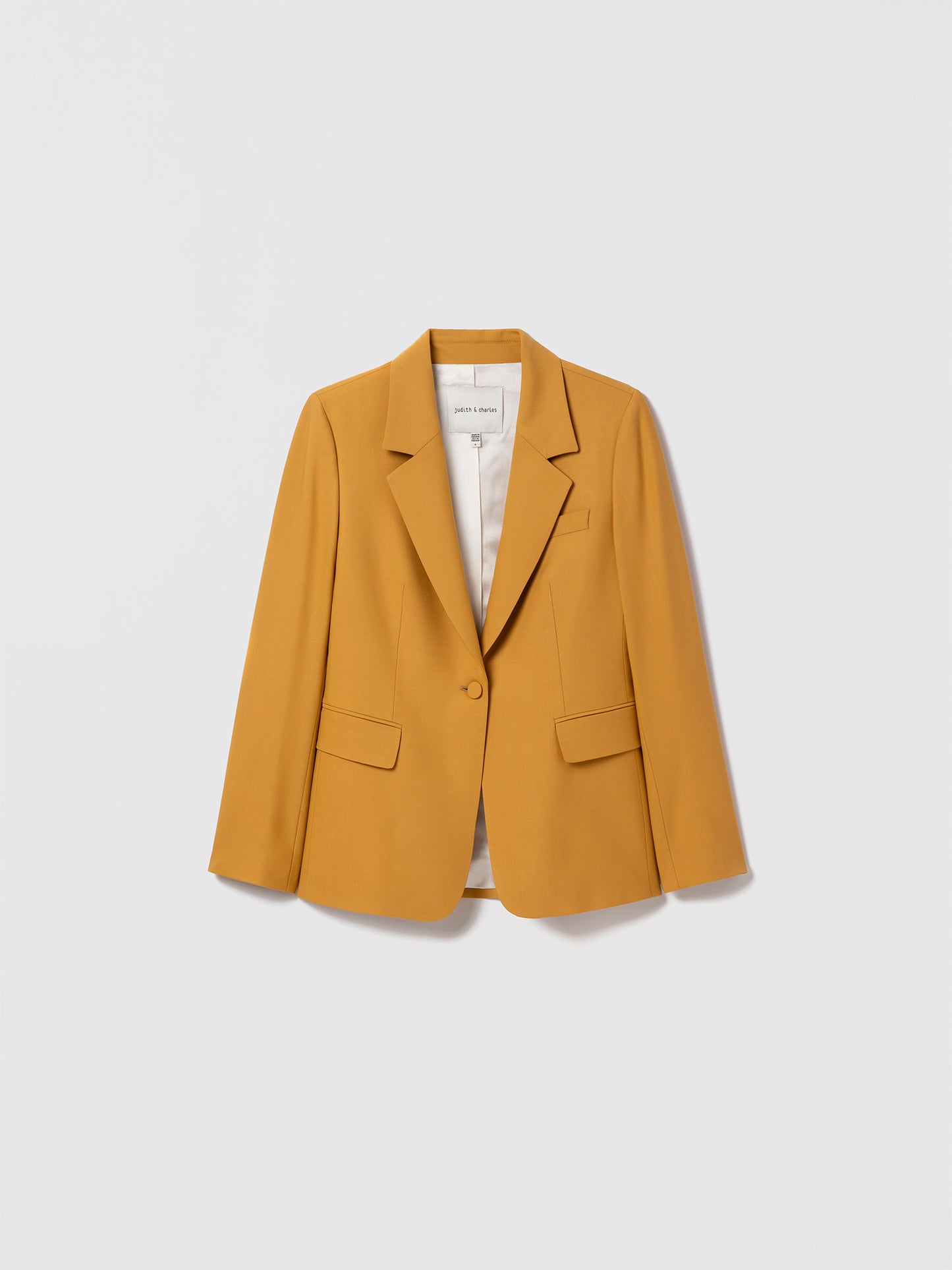 Veste Structurée en Mélange De Laine